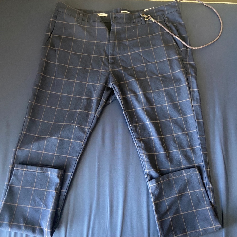 Solid Slim Pants